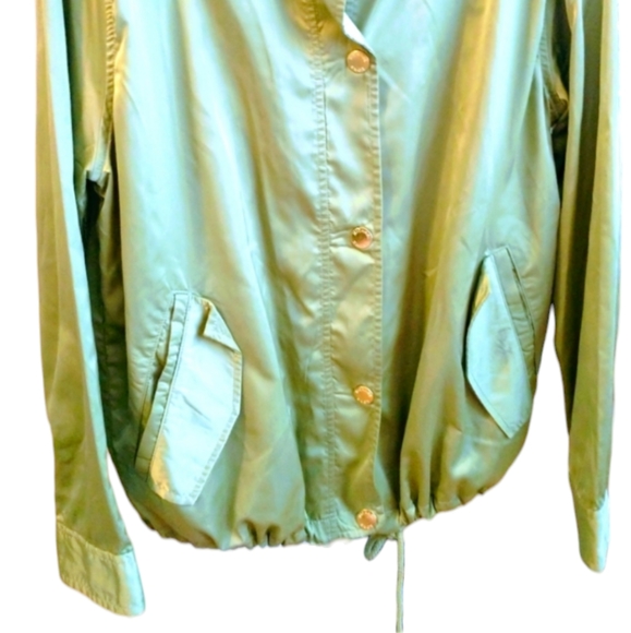MICHAEL KORS Sage Green Windbreaker Jacket - Picture 5 of 11